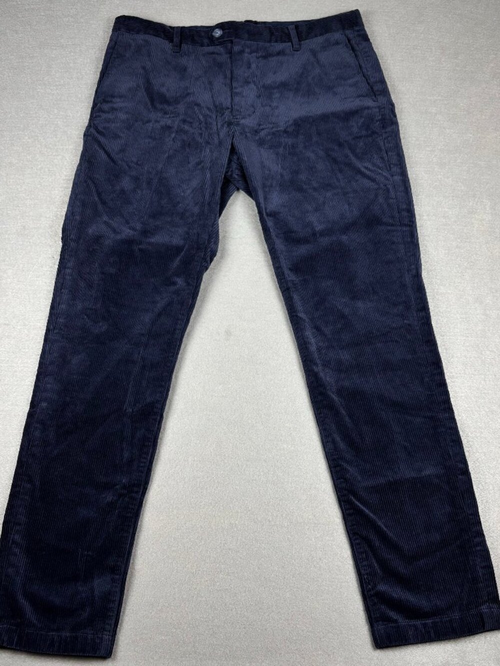 Proper Cloth Duca Visconti Navy Stretch Corduroy Pants Men's 35x30 Second Gen